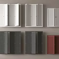 Various Colored Window Shutters with Different Styles for Interior Design