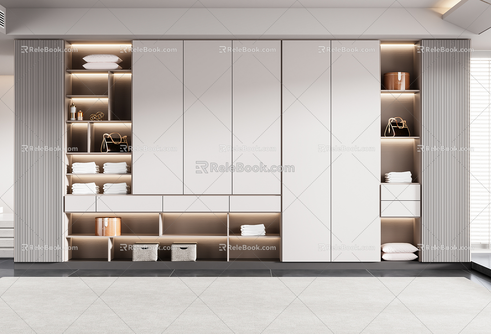 Modern wardrobe 3d model