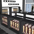 Fashion House Clothing Store Window Display With Mannequins And Trendy Outfits