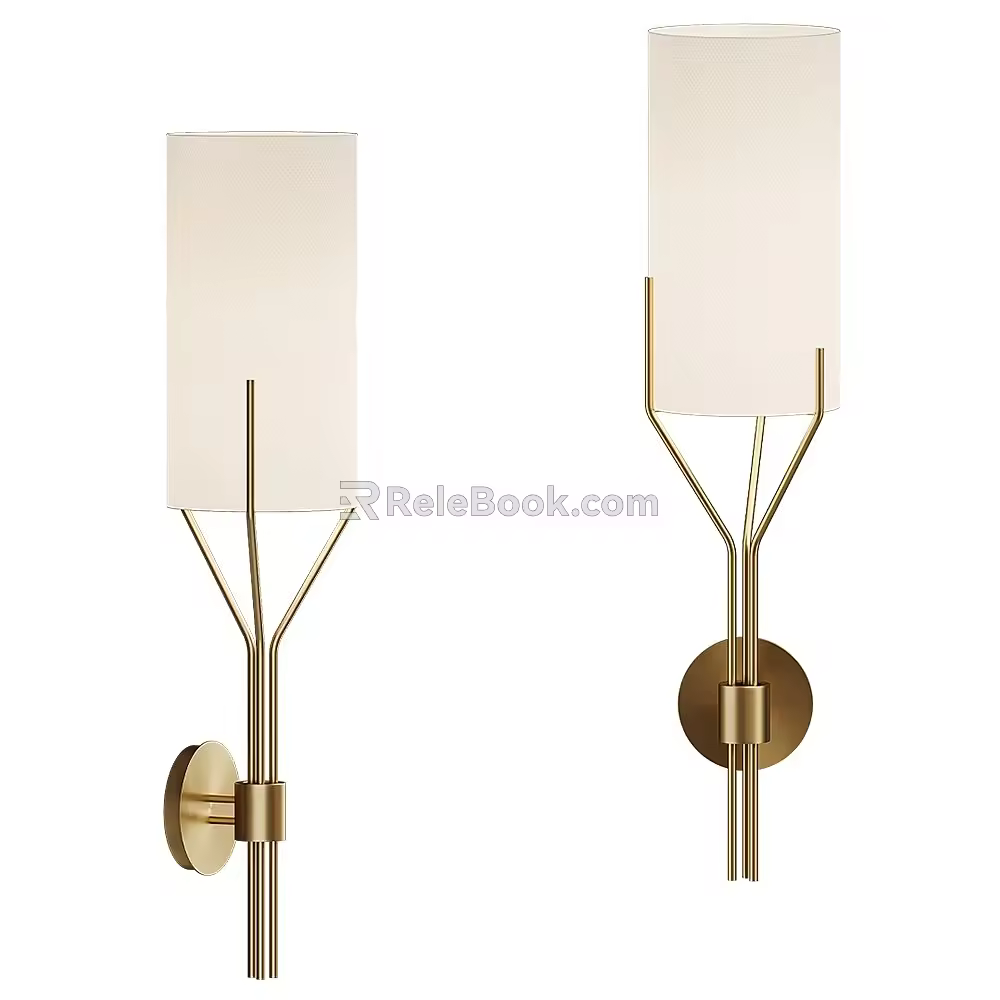 Wall lamp lighting lamp decorative lamp 3d model