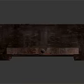 Elegant Vintage Wooden Bookcase With Carved Details Multiple Shelves And Decorative Top