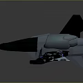 Futuristic 3D Aerospace Spacecraft Model For Cosmic Exploration With Black White Lighted Details