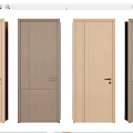 Modern Hinged Doors With Various Wood Grain Colors And Simple Design