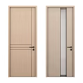 Modern Wooden Swing Doors With Various Panel Designs And Glass Inserts 3d model
