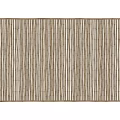 Woven Bamboo Fence With Brown And Beige Striped Pattern For Outdoor Decoration