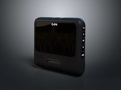 Black Omni Mini Computer With Screen Side Buttons And Built in Speakers 3d model