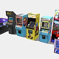 Modern game arcade 3d model
