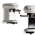 SMEG White Kitchen Appliances Adding Modern Style To Home Cooking Areas