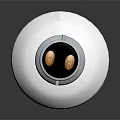 modern energy-saving lamp fluorescent lamp 3d model
