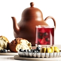 Internet Celebrity Punch Afternoon Tea Package Afternoon Tea Food Bread Fruit Tray Teapot Tea Set Internet Celebrity Punch 3d model