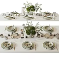 Modern Tableware 3d model