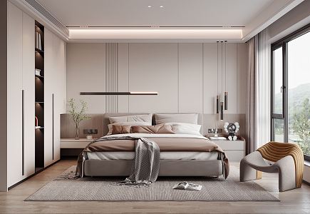 Modern Bedroom 3d model