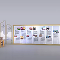 ETERNAL ANGEL Theme Photo Check-in Spot with Modern Exhibition Booth Design Wing Decorations And Lighting