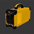 Yellow Welding Machine With Black Handle And Control Panel Features Digital