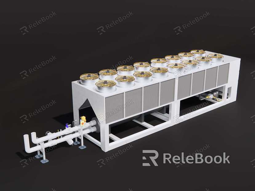 Cooling tower Tandem cooling tower Heat exchange station model