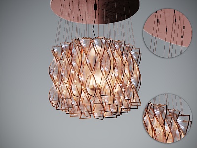 Art Chandelier D 3d model