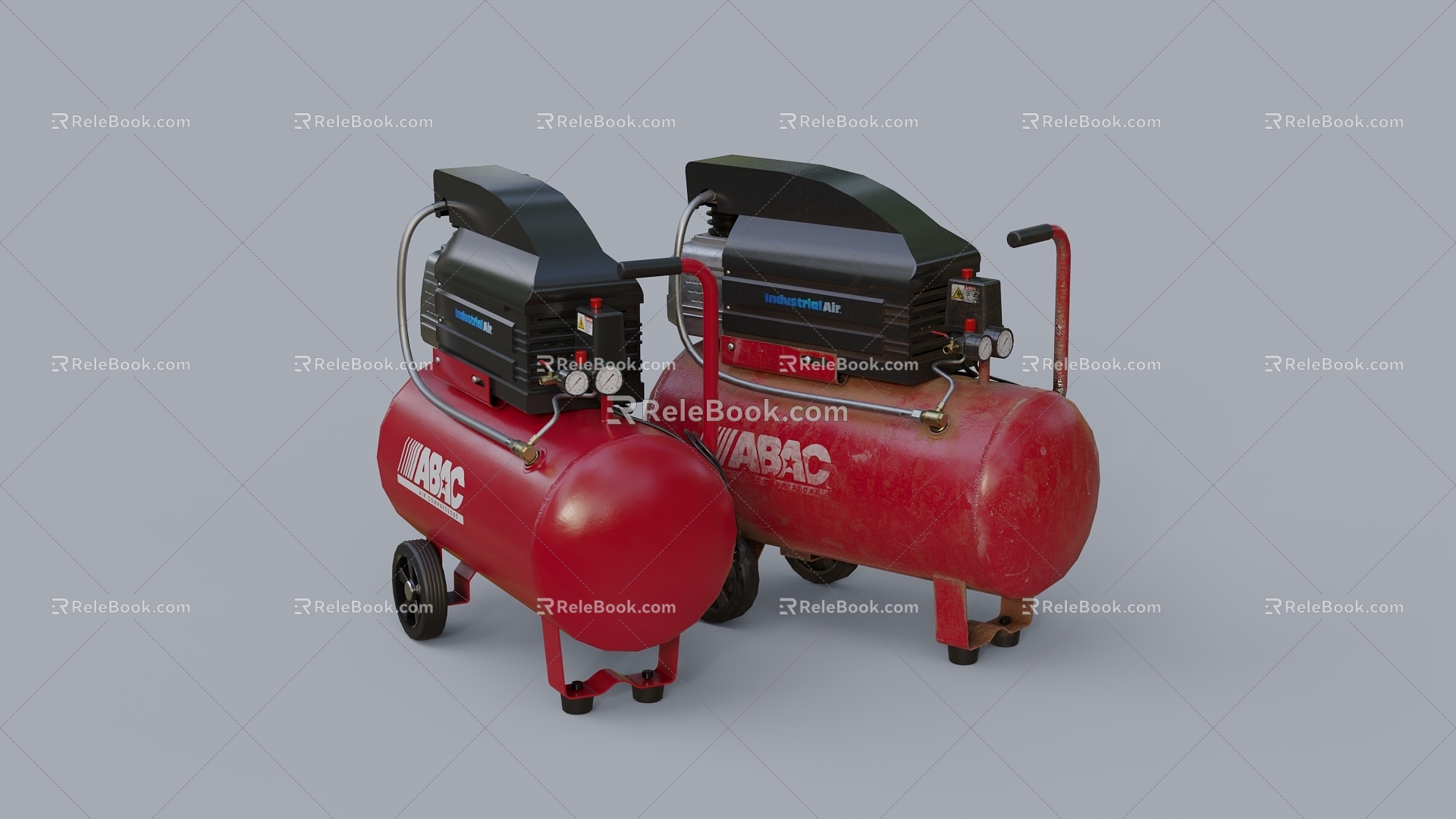 Industrial Compressor Air Compressor Industrial Equipment 3d model