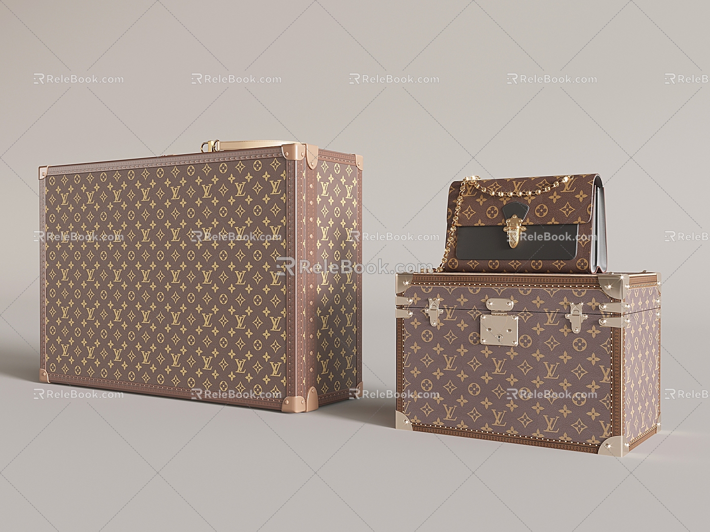 Bags, Handbags, Bags, Luggage Storage Boxes 3d model