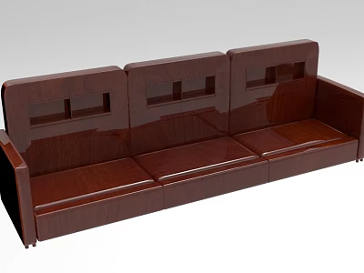 066 sofa shape mahogany sofa senior sofa living room sofa 3d model