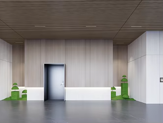 Modern foyer 3d model