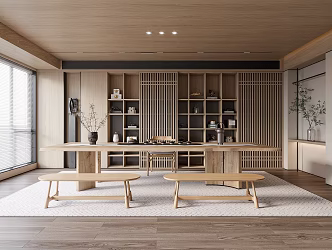 Modern Tea Room 3d model