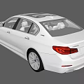 White BMW Luxury Sedan With Sleek Exterior Design And Modern Features