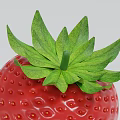Fresh Juicy Strawberries with Green Leaves and Vibrant Red Color for Healthy Snacks