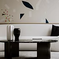 Modern Sofa Coffee Table Combination Sofa Coffee Table 3d model