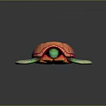 Modern Turtle Cartoon Turtle 3d model