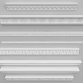 European plaster line 3d model