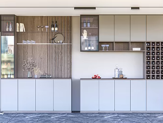 Modern Wine Cabinet Entrance Cabinet Decorative Cabinet Storage Cabinet Side Cabinet 3d model
