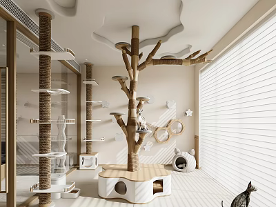 Cat Room 3d model