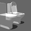 Two Modern White Toilet Designs With Sleek Ceramic Finish And Open Lid