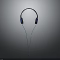 High Quality Blue Wired Headphones With Modern Design And Comfortable Fit