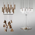 Nordic Style Chandelier Ceiling 3d model