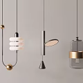 Modern Pendant Light Designs With Diverse Shapes Materials And Decorative Golden Accents