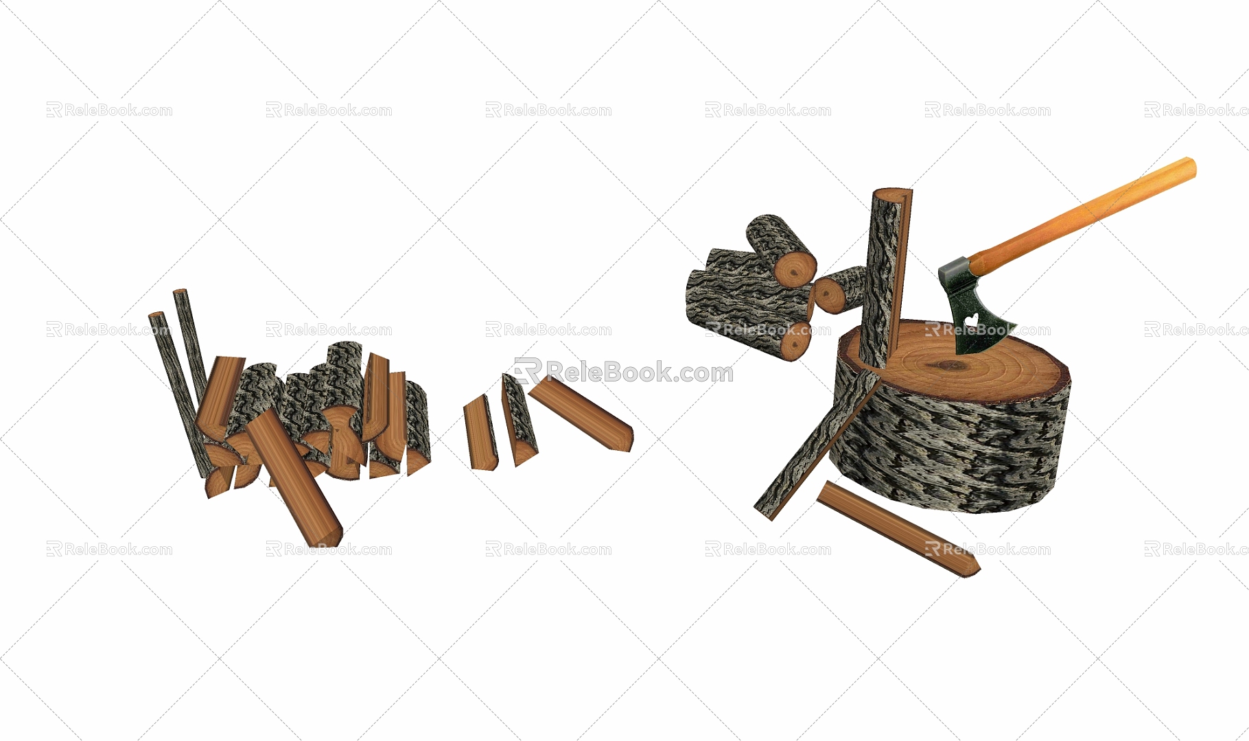 Wood 3d model