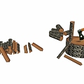 Wood 3d model