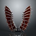 angel wings wings angel wings virtual items game items game props daily necessities 3d model