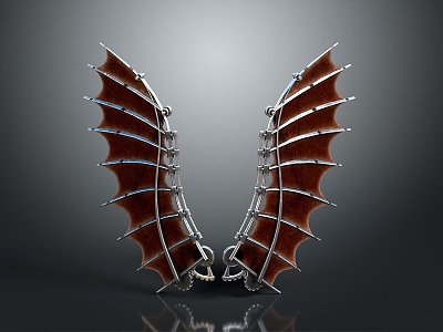 angel wings angel wings virtual items game items game props daily necessities 3d model