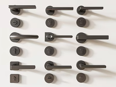 Modern Door Handle 3d model