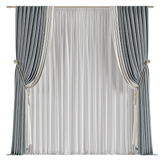 Jane's Curtain 3d model