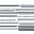 Ornate Decorative Moldings With Various Patterns And Detailed Carvings For Interior Design