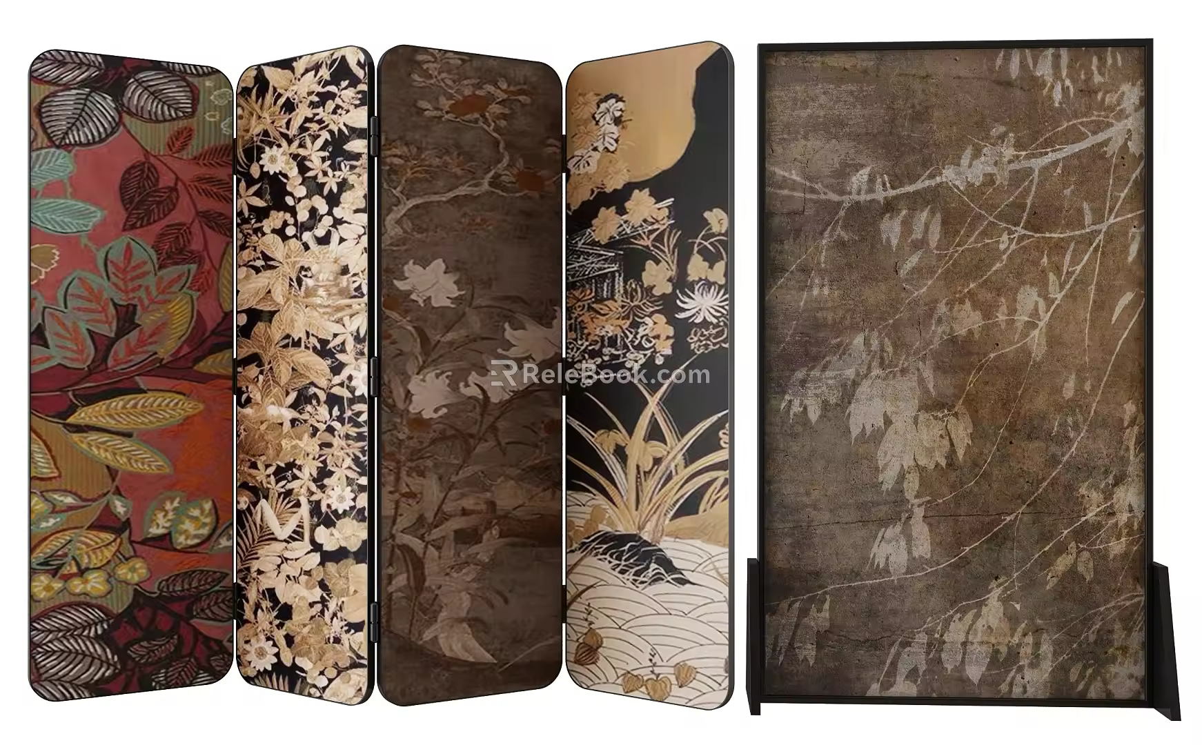 Middle Ancient Screen 3d model