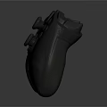 Ergonomic Black Wireless Game Controller For Gaming With Dual Joysticks And Buttons