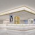 Light Luxury Jewelry Store 3d model