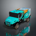 Turquoise Off Road Truck With VRTAN Logo Stylish Graphics And Adventure Ready Design