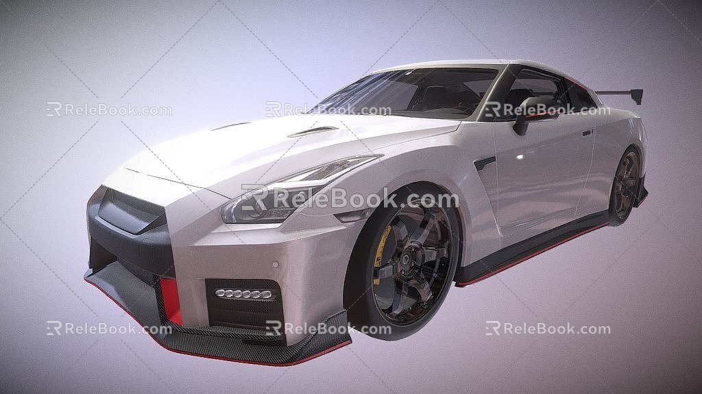 Unlock sports car 3d model