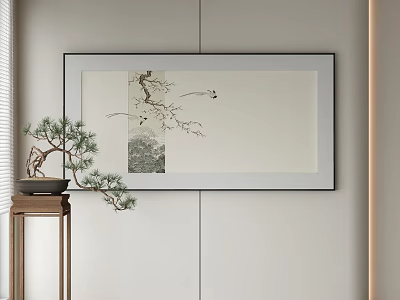 New Chinese Decorative Painting 3d model