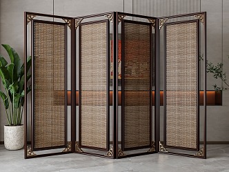 Screen partition 3d model